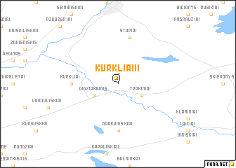 map of Kurkliai II