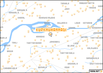 map of Kurk Muhammadi