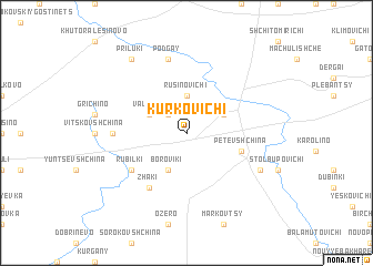 map of Kurkovichi