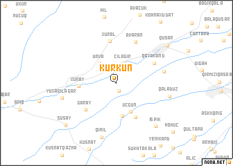 map of Kürkün