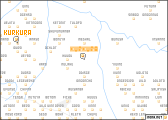 map of Kʼurkʼura