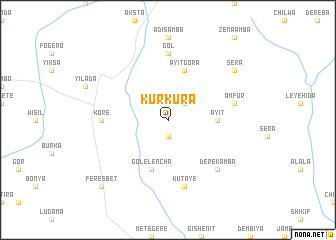 map of Kʼurkʼura