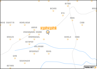 map of Kʼurkʼura