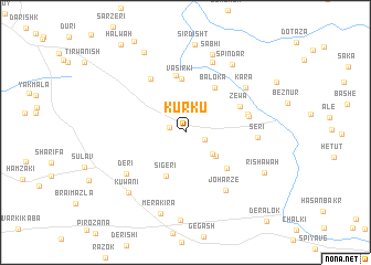 map of Kurkū