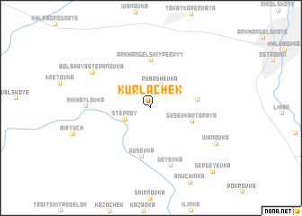 map of Kurlachëk