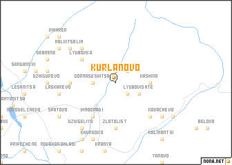 map of Kŭrlanovo