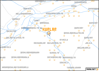 map of Kūrlar