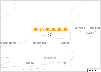 map of Kurlyano-Dubovka