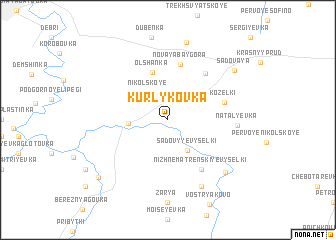 map of Kurlykovka