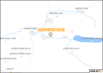map of Kurmanayevo
