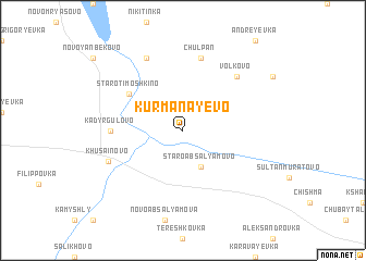 map of Kurmanayevo