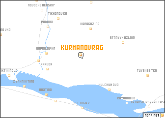 map of Kurman-Ovrag