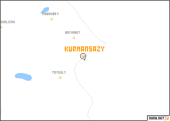 map of Kurmansazy