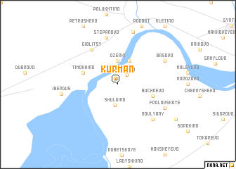 map of Kurman