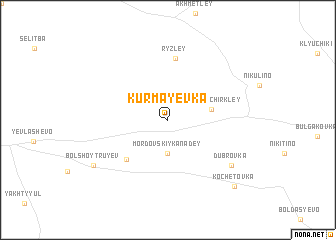 map of Kurmayevka