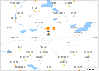 map of Kurma