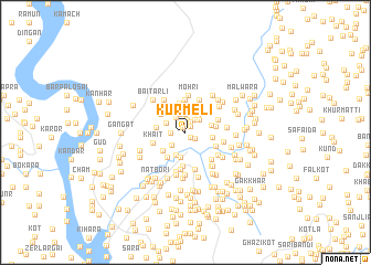 map of Kurmeli