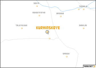 map of Kurminskoye