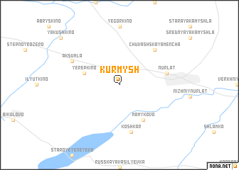 map of Kurmysh