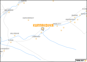 map of Kurnakovka