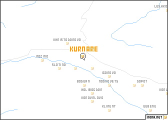 map of Kŭrnare