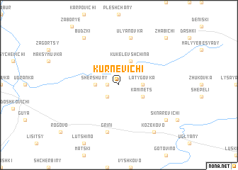 map of Kurnevichi