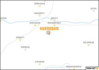 map of Kurnoska