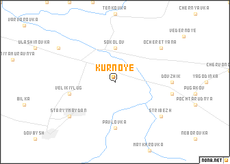 map of Kurnoye