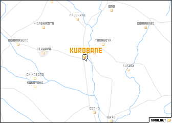 map of Kurobane