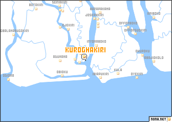 map of Kuroghakiri