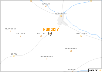 map of Kurokiy