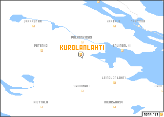 map of Kurolanlahti