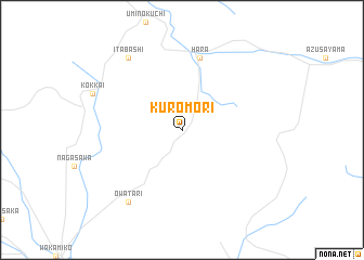 map of Kuromori