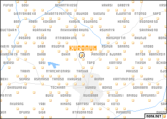 map of Kuronum