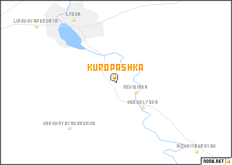 map of Kuropashka