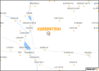 map of Kuropatniki