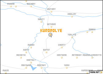 map of Kuropolʼye