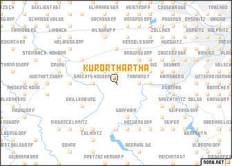 map of Kurort Hartha