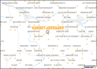 map of Kurort Jonsdorf