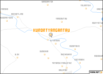 map of Kurort Yangantau