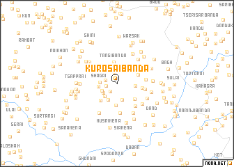 map of Kurosai Bānda