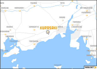 map of Kurosaki