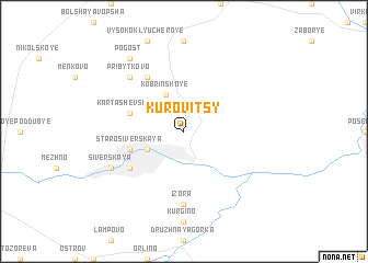 map of Kurovitsy