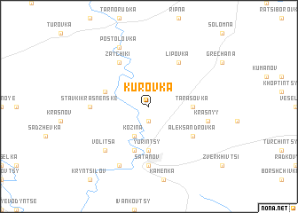 map of Kurovka