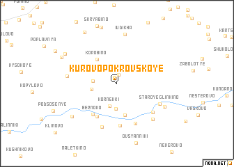 map of Kurovo-Pokrovskoye