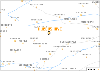 map of Kurovskoye