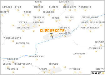 map of Kurovskoye