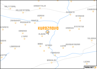 map of Kuroznovo