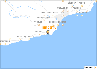 map of Kurpaty