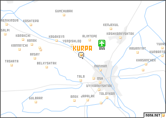 map of Kurpa